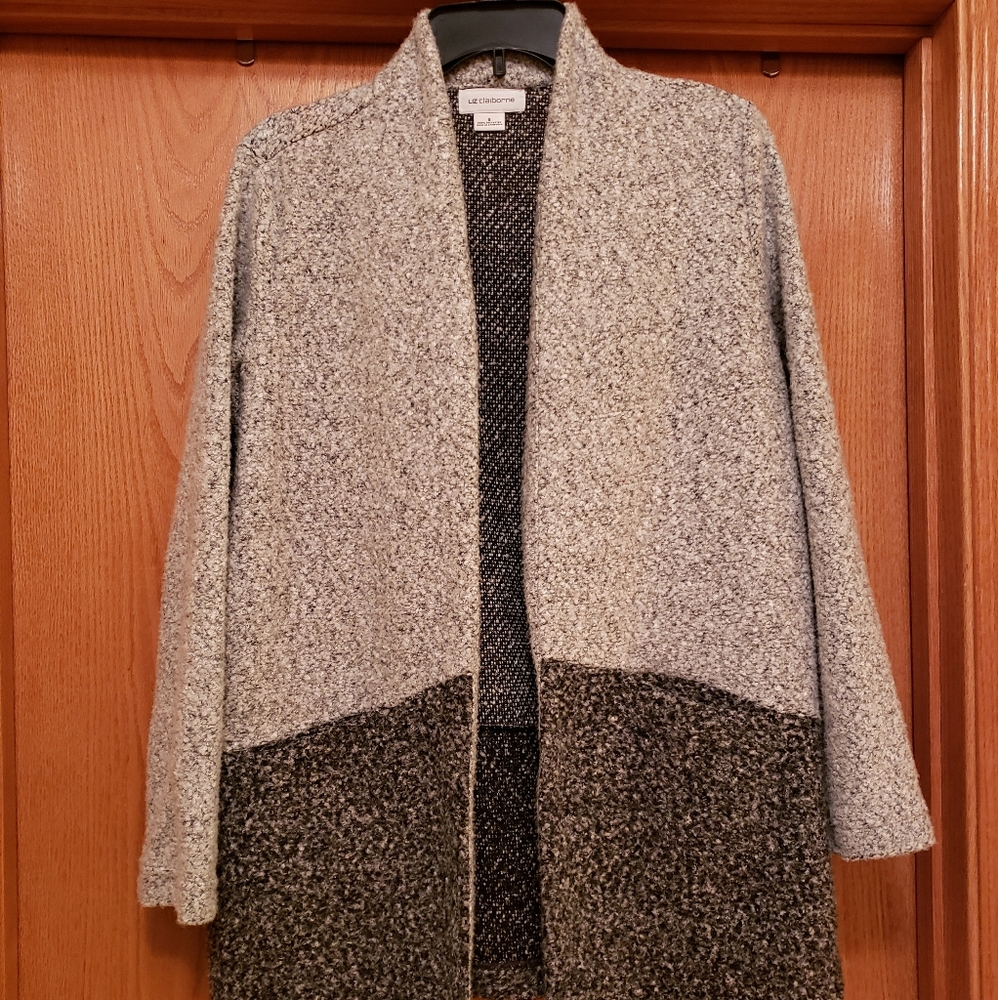 Liz Claiborne Sweater Coat Size Small